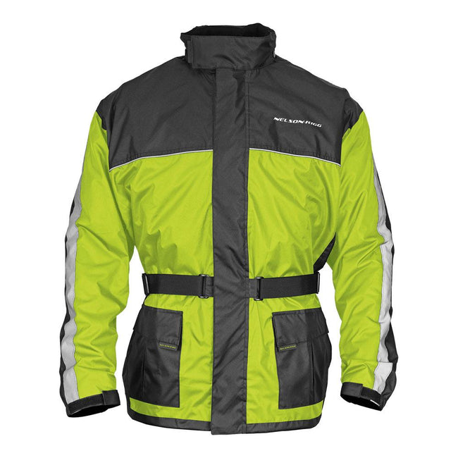 Nelson-Rigg Solo Storm Rain Jacket High Viz Yellow/Black Hover Image