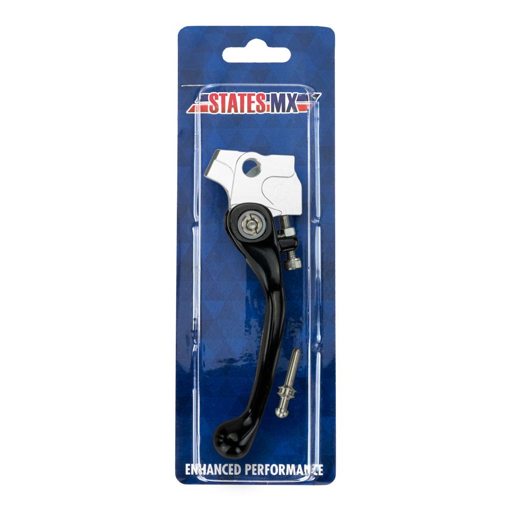STATES MX LEVER BRAKE STD FLEX - KAWASAKI KX250 21/KX450 19-21 - BLACK