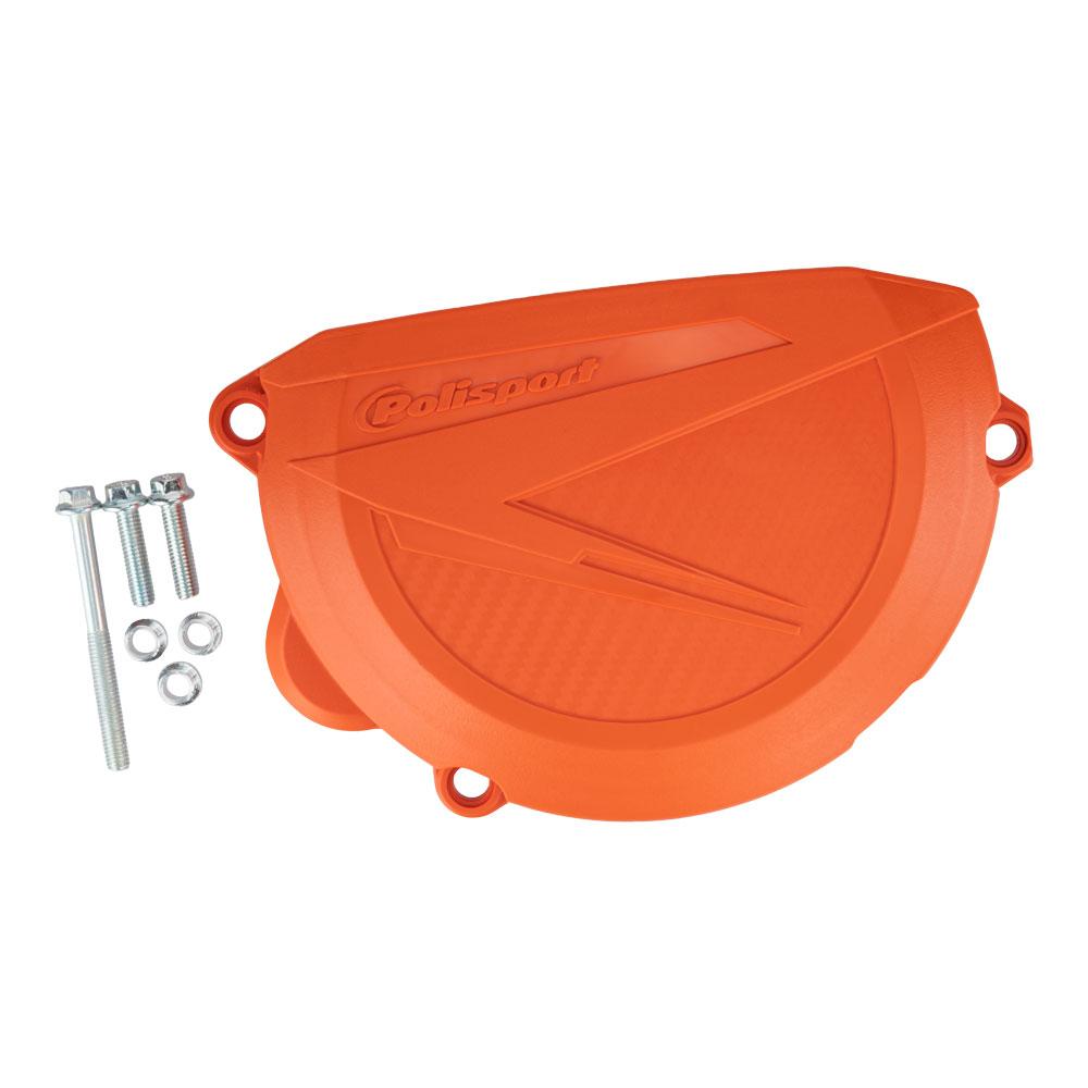 POLISPORT CLUTCH COVER PROTECTOR KTM - ORANGE (75-847-46O)