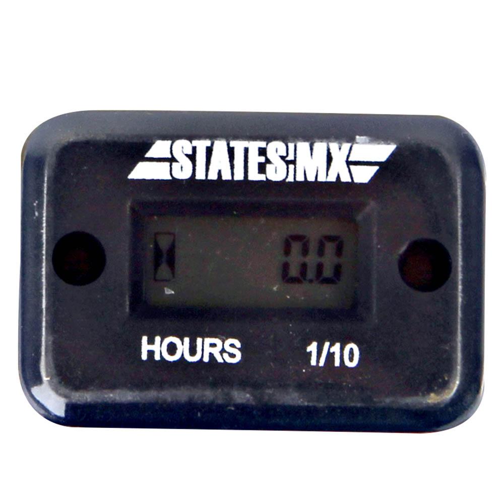 STATES MX HOUR METER - BLACK
