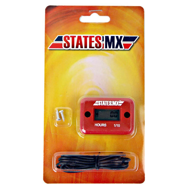 STATES MX HOUR METER - RED Hover Image