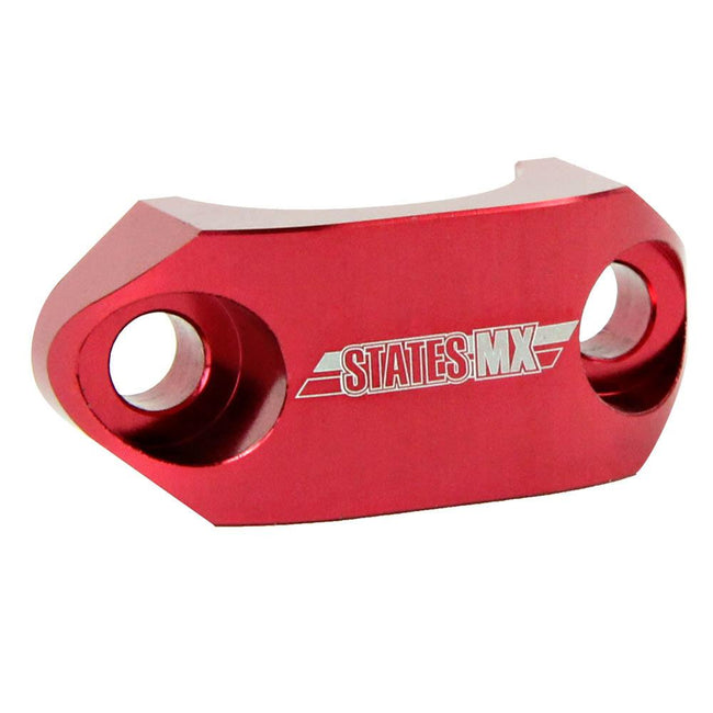 STATES MX BRAKE MASTER CYLINDER ROTATOR CLAMP - RED Hover Image