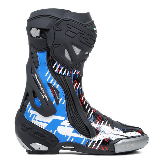 TCX RT-RACE PRO AIR BOOTS BLACK/BLU/RED Main Image