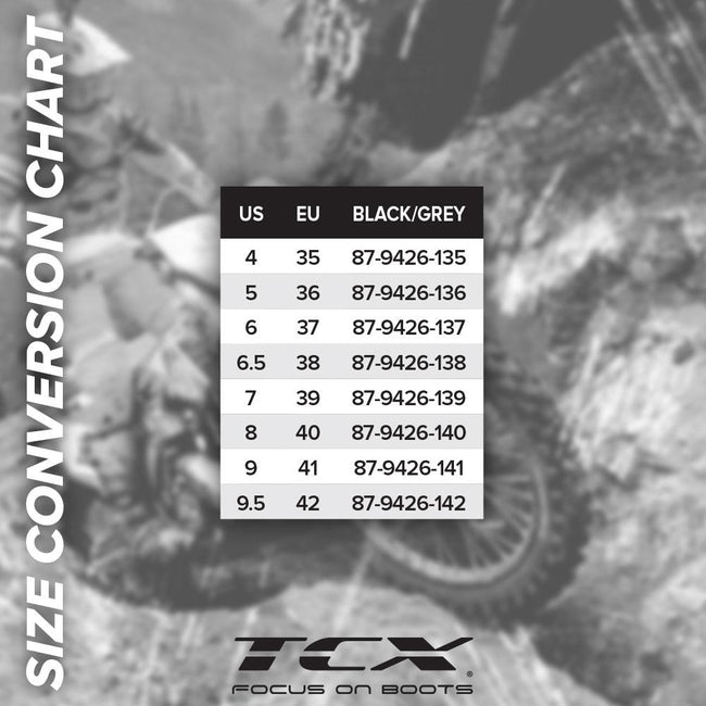 TCX STREET 3 LADY AIR BOOTS BLACK/GREY Main Image
