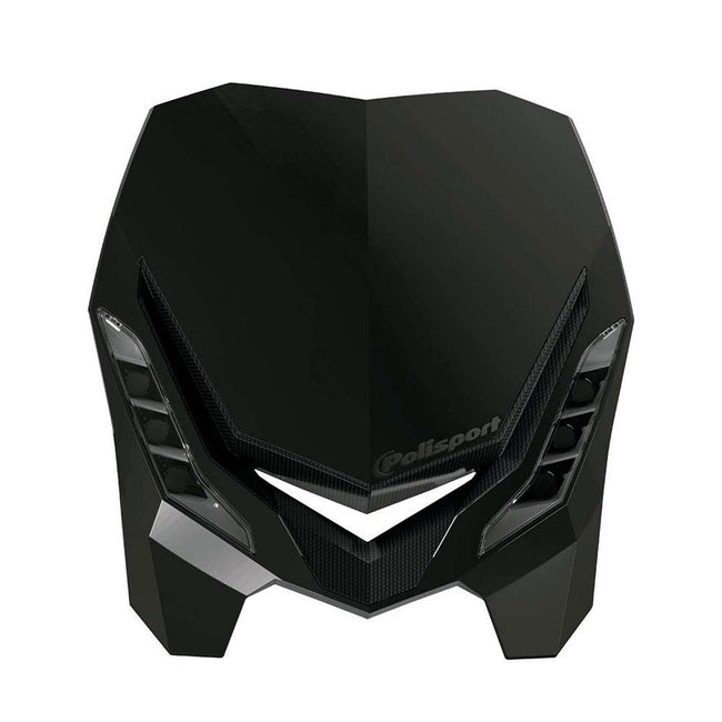 POLISPORT E-BLAZE LED HEADLIGHT - BLACK Hover Image