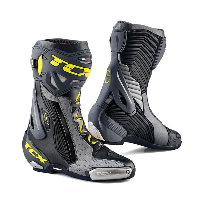 TCX RT-RACE PRO AIR BOOTS BLACK/GREY/YELLOW Hover Image