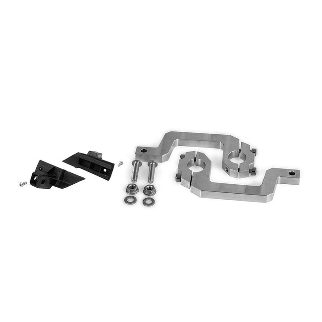 POLISPORT MX ROCKS HANDGUARDS + UNIVERSAL ALUMINIUM FITTING KIT - YELLOW Main Image
