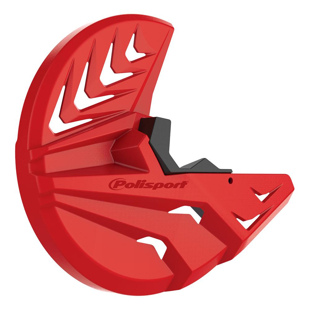 POLISPORT DISC + BOTTOM FORK PROTECTOR BETA - RED** (75-815-70R)