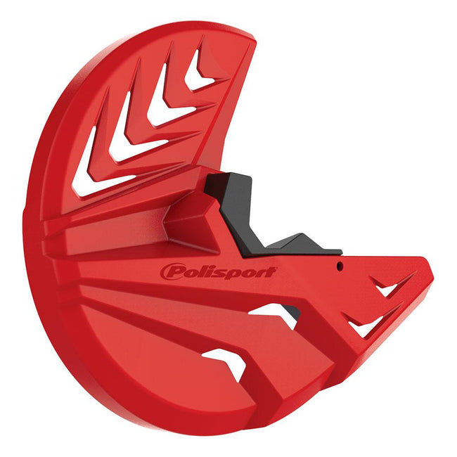 POLISPORT DISC + BOTTOM FORK PROTECTOR BETA - RED** (75-815-70R) Hover Image