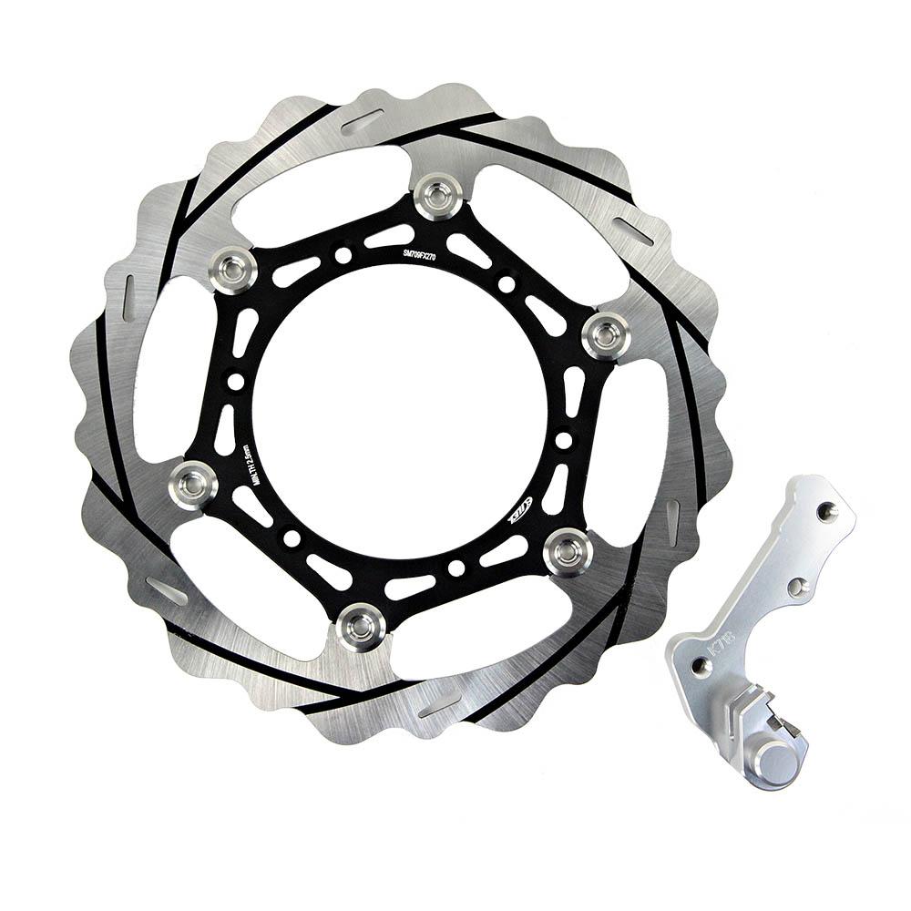 STATES MX 270MM OVERSIZE FRONT DISC KIT WITH BRACKET - YAMAHA (70-SB0-904)
