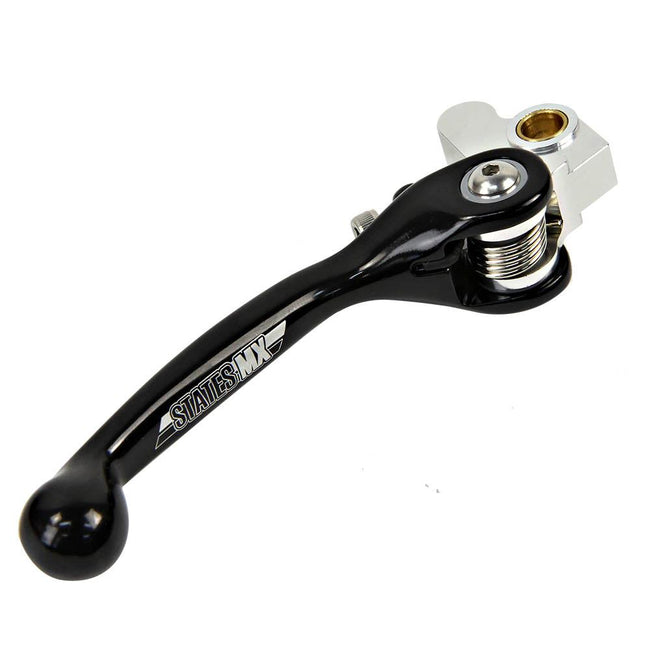 STATES MX FRONT BRAKE LEVER - STD FLEX - HONDA/SUZUKI - BLACK Main Image