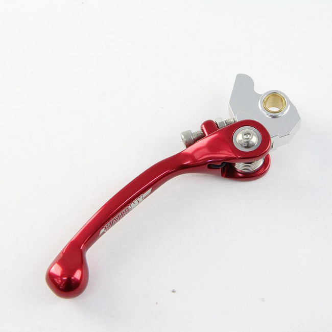 STATES MX FRONT BRAKE LEVER - STD FLEX - SUZUKI - RED Hover Image