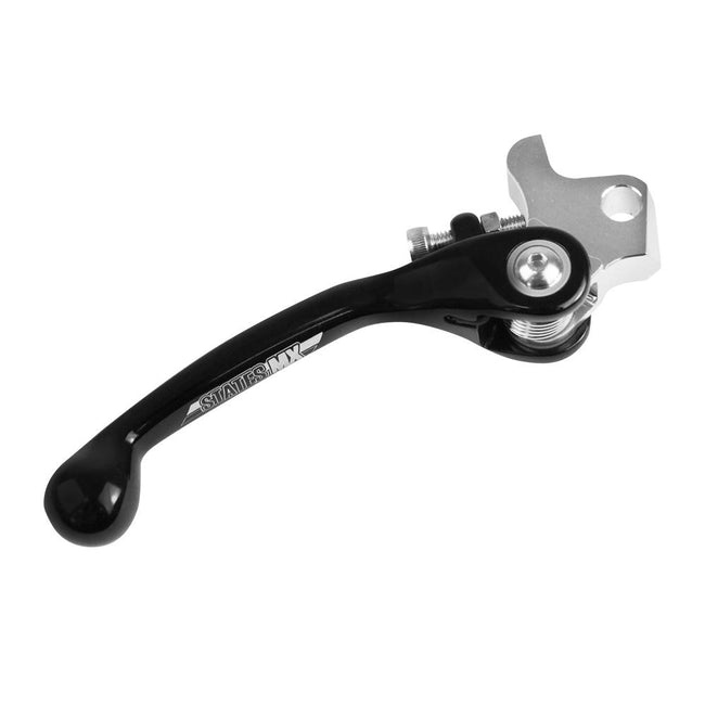 STATES MX FRONT BRAKE LEVER - STD FLEX - YAMAHA - BLACK Hover Image