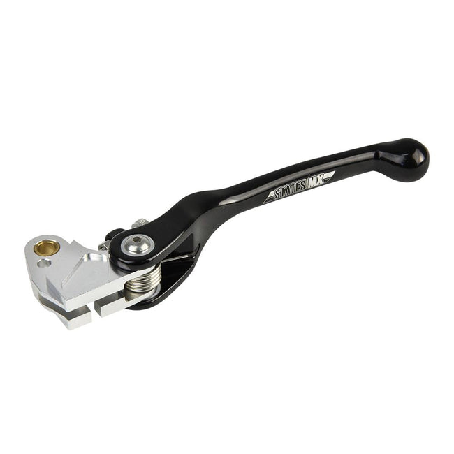 STATES MX CLUTCH LEVER - STD FLEX - KAWASAKI/SUZUKI - BLACK Hover Image
