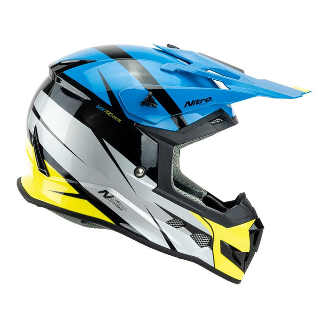 NITRO MX700 YOUTH RECOIL BLUE/BLACK/GREY/FLURO Hover Image