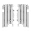 POLISPORT RAD LOUVERS HONDA CR125/250 00-04 - WHITE