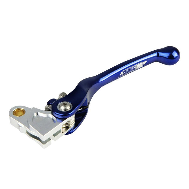 STATES MX CLUTCH LEVER - STD FLEX - YAMAHA - BLUE Hover Image