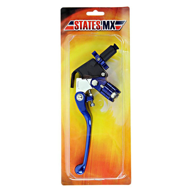 STATES MX UNIVERSAL CLUTCH PERCH AND LEVER - STD FLEX - BLUE Hover Image