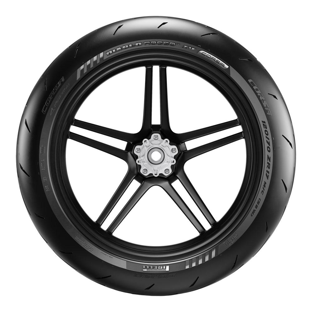 PIRELLI DIABLO ROSSO IV CORSA FRONT 120/70ZR17  M/C (58W) TL