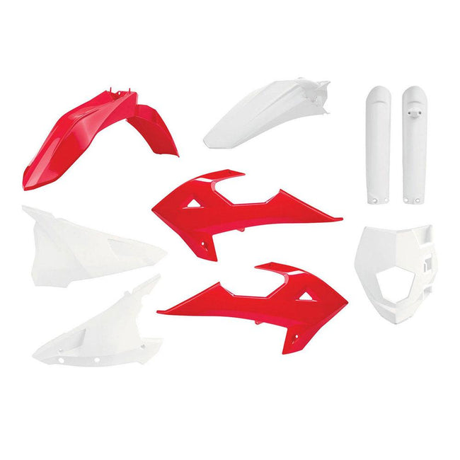 POLISPORT ENDURO KIT GAS GAS 18-20/RIEJU 21-23 - RED/WHITE Hover Image