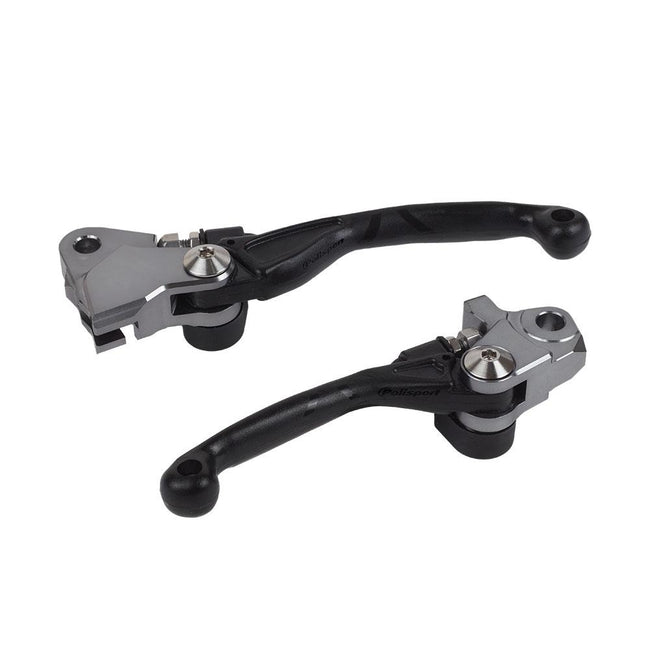POLISPORT FOLDING LEVER SET HONDA CRF450R 21-25 - BLACK Hover Image