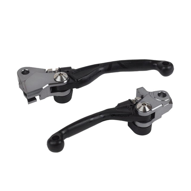 POLISPORT FOLDING LEVER SET HUSQVARNA TE/FE 19-22 - BLACK Hover Image