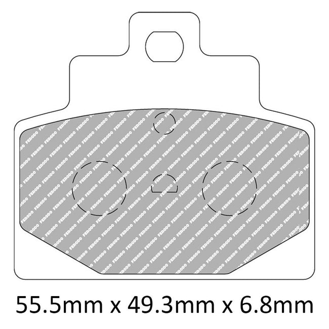 FERODO Disc Pad Set - FDB2277 AG Argento Non Sintered Compound Hover Image