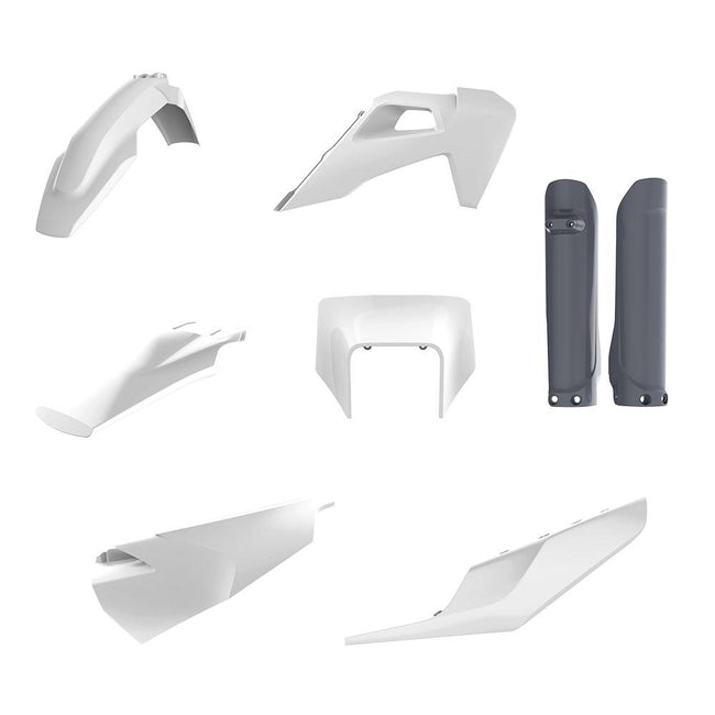 POLISPORT ENDURO KIT HUSQVARNA TE/FE 20-23 - OEM 22 (INCL. HEADLIGHT SURROUND & FORK GUARDS) Hover Image
