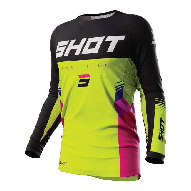 Shot Contact Tracer Jersey Neon Yellow Hover Image