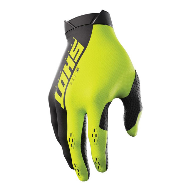 Shot Lite Gloves Neon Yellow Hover Image