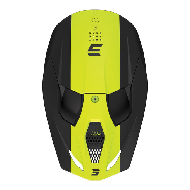 Shot Race Camo Helmet Matt Black/Neon Yellow MIPS Main Image