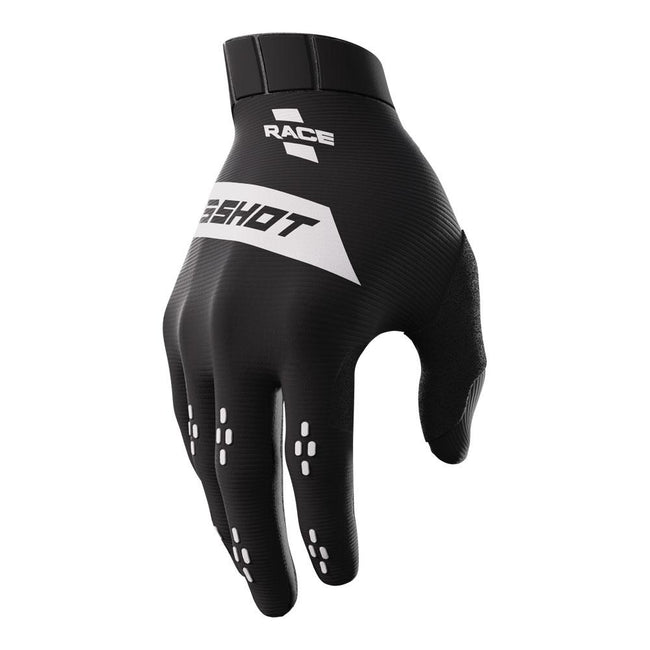 Shot Race Gloves Black Hover Image