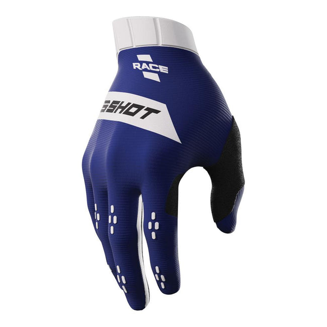 Shot Race Gloves Blue Hover Image