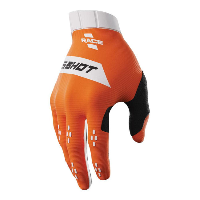 Shot Race Gloves Orange Hover Image