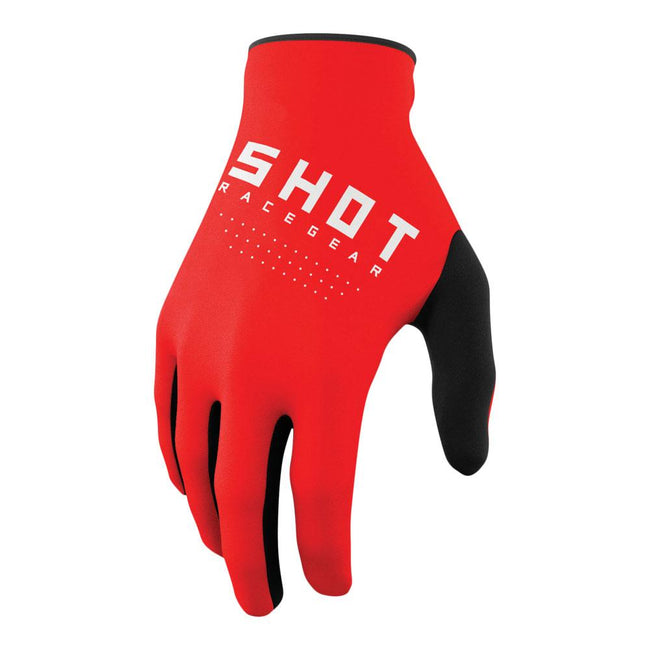 Shot Raw Gloves Red Hover Image