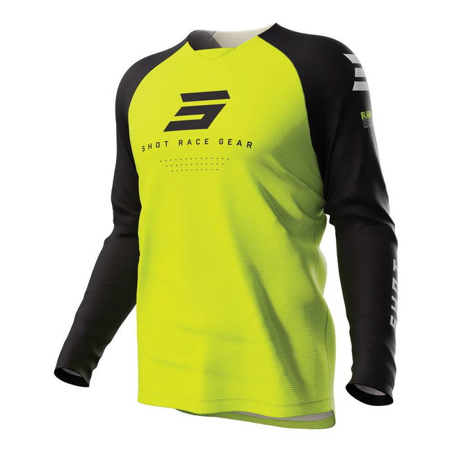 Shot Raw Kid Escape Jersey Neon Yellow Hover Image