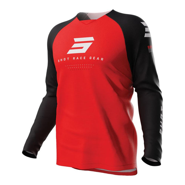 Shot Raw Kid Escape Jersey Red Hover Image