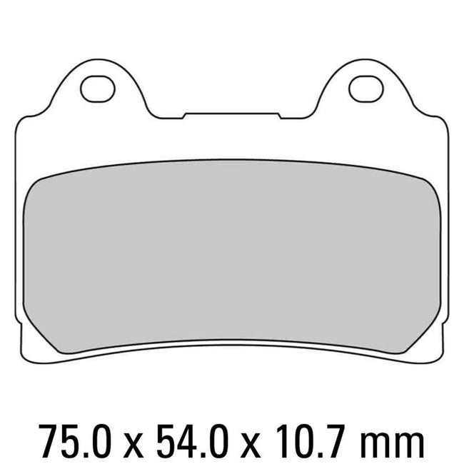 FERODO Disc Pad Set - FDB449 ST Sinter Grip Sintered Compound - Road Hover Image