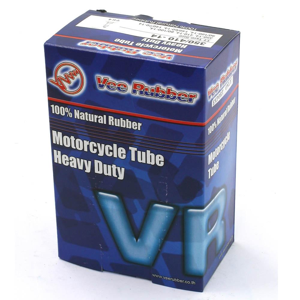 VEE RUBBER - HEAVY DUTY TUBE - 1.5mm - 350/410-14 STRAIGHT VALVE