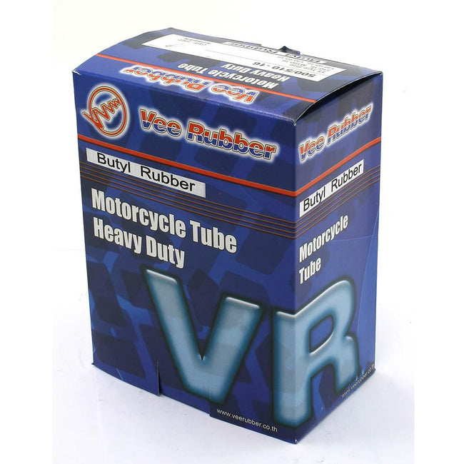 VEE RUBBER - HEAVY DUTY TUBE - 1.5mm - 500/510-16 TR13 OFFSET 10mm RUBBER STRAIGHT VALVE Hover Image