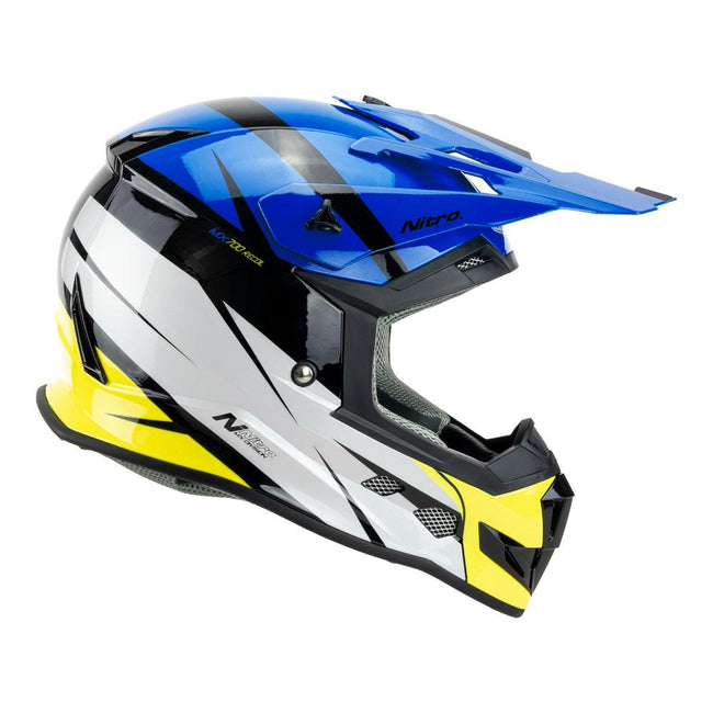 NITRO MX700 RECOIL BLACK/BLUE/WHITE/FLURO Hover Image