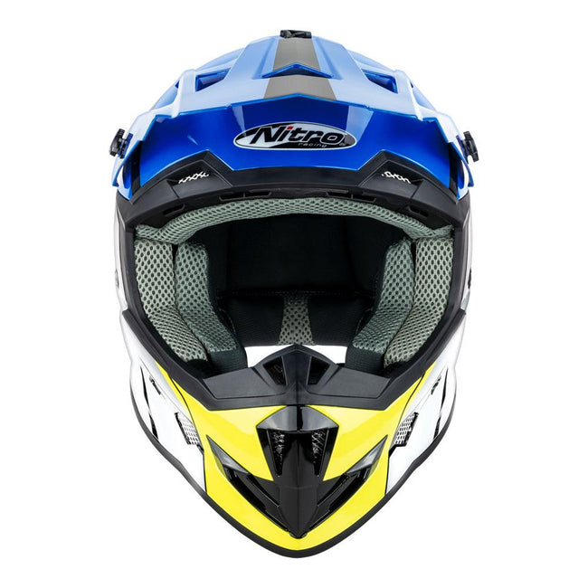 NITRO MX700 YOUTH RECOIL BLACK/BLUE/WHITE/FLURO Main Image