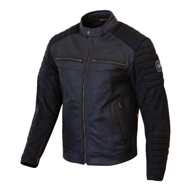 Merlin Ridge D3O® Cotec® Leather Jacket Black Hover Image
