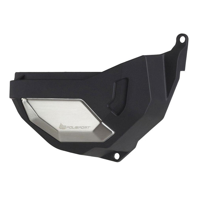 POLISPORT ALTERNATOR COVER HONDA AFRICA TWIN 1100 20-24 - BLACK/SILVER Hover Image
