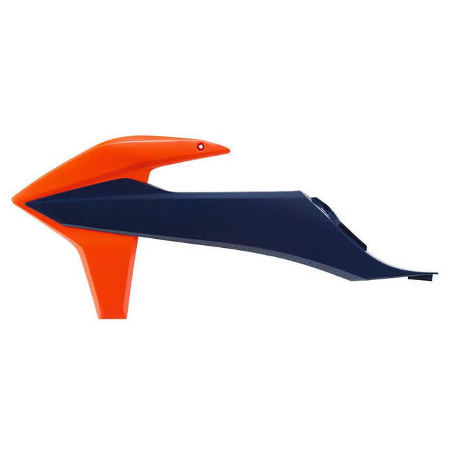 POLISPORT RADIATOR SHROUDS KTM SX/SX-F 19-22 - ORANGE/BLUE [B8] Hover Image