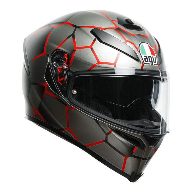 AGV K5 S - VULCANUM RED Hover Image