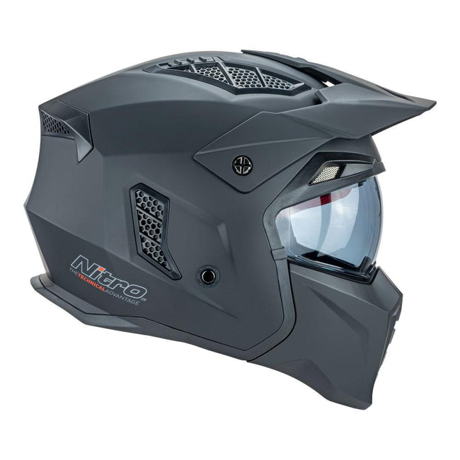 NITRO NZ302 COMMANDO MATT BLACK Hover Image