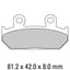FERODO Disc Pad Set - FDB462 P Platinum Non Sintered Compound