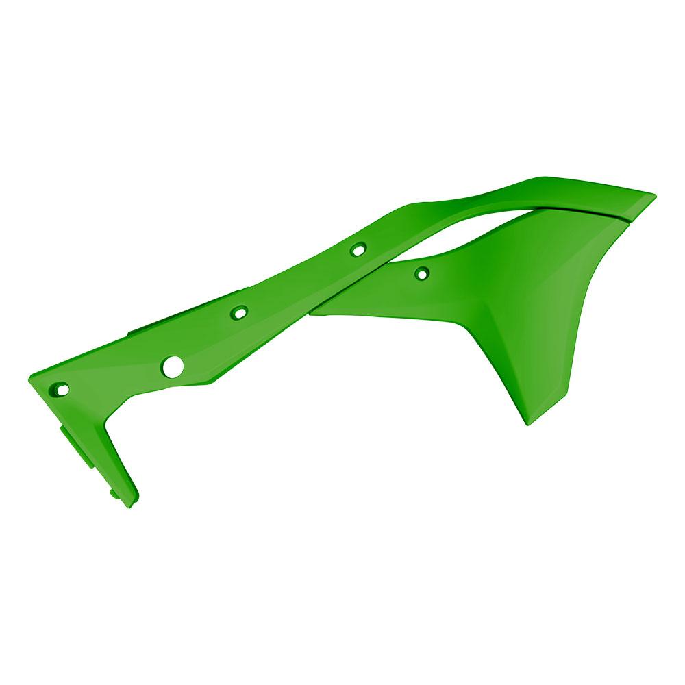 POLISPORT RADIATOR SHROUDS KAWASAKI KX250F 17-20 - GREEN