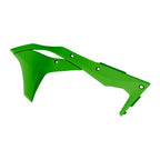 POLISPORT RADIATOR SHROUDS KAWASAKI KX250F 17-20 - GREEN